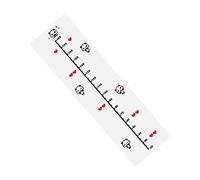 Abaodam 1ensemble Autocollant Mural Mesurant La Hauteur Des Garçon Fille Décoration Murale Pour Chambre Garçon Fille Stickers Amovibles Pour Suivi De Croissance Pour Nurseries Et