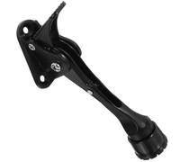 Abaodam 1ensemble Butée de Porte Réglable à Alliage de Zinc avec Base Caoutchouc Anti-dérapant Système de Bloquage Sécurisé sans Perçage Confort Usage et Polyvalence pour Sol Bois Tapis