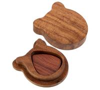 Abaodam 1Ensemble Choix de Guitare Bois Polyvalent avec Support Ergonomique et Médiators Accessoires pour Instruments à Cordes Rangement Pratique pour Débutants