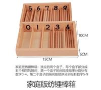 Abaodam 1ensemble Éducatif Montessori De Mathématiques pour Outils Apprentissage Interactifs avec Boîte De Bâtons De Comptage Et Cartes De Symboles Mathématiques Logique Maison