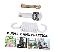 Abaodam 1Ensemble Kit Complet Accessoires de Balançoire avec Crochet et Ressort Installation Facile pour Chaises Suspendues Hammocks et Décorations Suspendues Matériau Durable