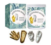 Abaodam 1ensemble Kit De Moulage De Mains De Souvenir Créatif Pour Parfait Pour Fête De Naissance Moments Précieux