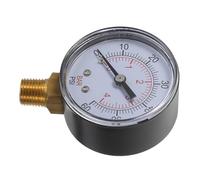 Abaodam 1Ensemble Manomètre de Npt Outil de Test de Pression Eau pour Filtres Robuste Facile à Lire à Utiliser