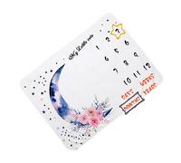 Abaodam 1ensemble Plaid Photo De Croissance pour Couverture Évolutive Et Multifonctionnelle avec Marquage des Mois pour Photographie De Nourrissons Souvenirs Mémorables