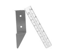 Abaodam 1Ensemble Pluviomètre Extérieur Piquet Acier Inoxydable Jauge de Pluie Précise pour Jardin Pelouse et Terrasse