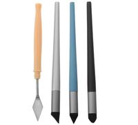 Abaodam 1ensemble Set De Pinceaux à Estomper pour Pastels à Huile avec Éponge Ronde Et Grattoir Outils De Mélange pour Artistes Peinture Détail Et Ombres