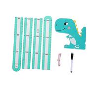 Abaodam 1ensemble Toise Murale Autocollante Pour Règle De Hauteur Stickers Décoratifs Animaux Facile à Appliquer Et Réutiliser Pour Chambre Et Garderie