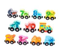 Abaodam 1Ensemble Train Bois Montessori Éducatif Dinosaures pour Développer Coordination et Créativité des Tout Petits pour Garçon Fille