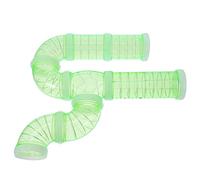 Abaodam 1Ensemble Tuyaux de Hamster DIY Labyrinthe Raccordement avec Tunnels et Plaques Vertes pour Animaux de Compagnie Accessoires de Jeu Sécurisés et Durables