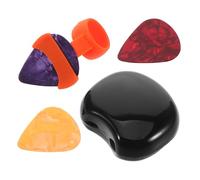Abaodam 1ensembles Médiators Silicone Antidérapants pour Guitares Électriques et Acoustiques avec Grips pour Médiators Porte-médiators pour Guitare et Protège-Pouce