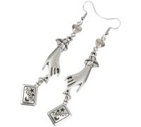 Abaodam 1paire Boucles Oreilles Pendantes Vintage Tarot Alliage de Zinc Accessoires Mode Légers pour Femme Bijoux Élégants et Charmants