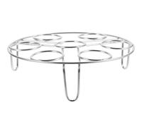 Abaodam 1pièce Acier Inoxydable Support Œufs Coque Cuit-vapeur Multifonctionnel pour Cuisine Plateau de Cuisson Antidérapant pour Œufs Compatible avec Méthode Pot-in-pot Plusieurs styles