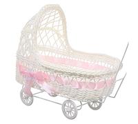 Abaodam 1pièce Corbeille Forme De Poussette Pour Panier Décoratif Pour Mariage Et Fête De Naissance Pour Dragées Et Souvenirs Couleur Rose