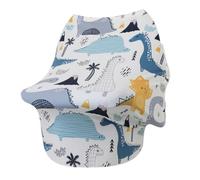 Abaodam 1pièce Couverture Allaitement Multifonction Coton Cape De Poussette Pour Allaitement Couverture Pour Chaise Design Dinosaure