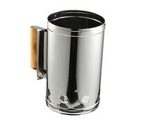 Abaodam 1Pièce Démarreur de Cheminée à Feu Rapide Inoxydable pour Barbecue Allume Feu Pratique avec Poignée pour Cheminées Barbecues et Feux de Camp