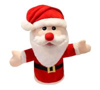 Abaodam 1Pièce Main Santa Claus Peluche Jouet Interactif pour Garçon Fille pour Activités et Histoires Renforce Les Liens Parent-garçon Fille