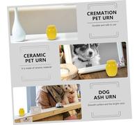 Abaodam 1Pièce Urne Céramique pour Cendres Animaux De Compagnie Coffret De Urne Commémorative Et Décent pour Chat