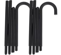 Abaodam 2 Bâtons de Magicien en Plastique à 4 Sections, Accessoires de Costume Théâtral et Cosplay pour Adultes, Décoration Fête Halloween et Carnaval, Bâtons de Scène Légers et Maniables