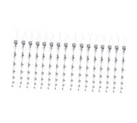 Abaodam 2 Ensembles Bâtons Réfléchissants Antibirds Spiral Dispositifs pour Éloigner Pigeons Oiseaux Extérieur Effaroucheur Rotatif 8 Pièces * 2
