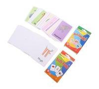 Abaodam 2 Ensembles Cartes Flash Éducatives Garçon Fille Apprentissage Animaux et Parties du Corps Jouets Éducatifs Maternelle Anti-reflet Léger pour Garçon Fille