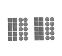 Abaodam 2 Ensembles Coussinets pour Pots De Fleurs Lot de Protection Fuites De Terre Amélioration De Perméabilité À Air Accessoire De Jardinage pour Intérieur Extérieur Noir 20 Pièces * 2