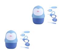 Abaodam 2 Ensembles ensemble de ciseaux à ongles coupe ongle bebe nail clipper kit de manucure pour les ongles ciseaux pour tout-petits kit de toilettage pour bébé kit pédicure bébé