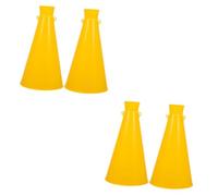 Abaodam 2 Ensembles Megaphone pour Fête Accessoire Portable De Supporter pour Célébrations Matchs De Foot Événements Et Animations Festives 2 Pièces * 2