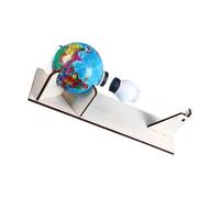 Abaodam 2 Ensembles Modèle DIY Scientifique Bois Éducatif Montessori pour Garçon Fille Simulateur Terre Lune Gravité Puzzle Bricolage Stem pour Développement Observation et Analyse