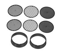 Abaodam 2 Ensembles Plastic Garden Sifting Pan Soil Sieve Kit Gardening Tool for Compost and Soil Screening