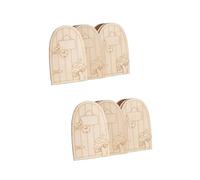 Abaodam 2 Ensembles Portes De Fées De Messages Décoration Miniature pour Jardin 20 Pièces * 2