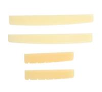 Abaodam 2 ensembles Sillet et Chevalet Os pour Guitare Folk Accessoires Légers et Pratiques pour Remplacement Amélioration Du Sillet Chevalet Kit Cadeau Guitariste