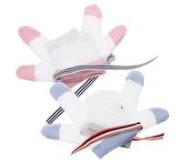Abaodam 2 Garçon Fille Succion Pouce Tissu Respirant avec Protection Griffures pour Né Confort et Liberté de Mouvement Lot de Bleu et Rose S