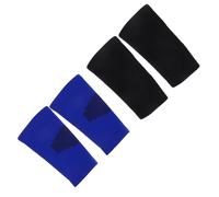 Abaodam 2 paires Brassards de Protection pour Garçon Fille Manches de Compression Respirantes et Élastiques Protège-coudes Sportifs pour Volleyball Haltérophilie et Tennis Ajustement