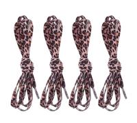 Abaodam 2 Paires Lacets de Chaussures Élastiques, Style Créatif, 120 CM | Spandex et Polyester, Bout Plat, Enfilage Facile, pour Baskets du Quotidien, École et Streetwear