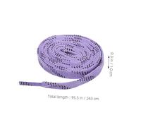 Abaodam 2 Paires Lot Lacets Plats Cirés pour Patins de Hockey Résistants à Usure Lacets et Stylés pour Chaussures de Glace Remplaçants Durables pour Patinage et Sneakers