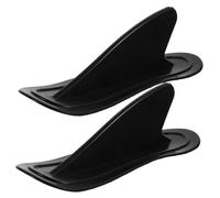 Abaodam 2 Pièces Ailerons de Queue pour Bateau Gonflable Stabilisateurs Détachables PVC Amélioration Direction pour Planche de Surf et Stand-up Paddle