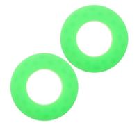 Abaodam 2 Pièces Anneau de Prise pour Batte de Baseball en Silicone Vert, | Absorption des Chocs, Léger et Portable, pour Jeunes Athlètes, Compatible Softball et Tee Ball