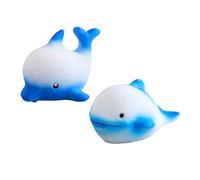 Abaodam 2 Pièces Aquarium d'animaux Marins Petits Animaux en résine Baleine Miniature Figurines Miniatures de Baleines Mini Figures d'animaux océaniques Animaux Marins en résine Ciel Bleu