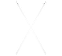 Abaodam 2 Pièces Baguette D’Inclinaison pour Stores Vénitiens 43cm | Acier Inoxydable, Réglage Manuel Simple, Blanc, Accessoire D’ouverture de Fenêtre, Embrasses de Rideaux