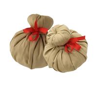 Abaodam 2 pièces Balle Massage Chinoise Naturelle Compresses Chauffantes Plantes Médicinales Boules Relaxantes pour Détente Corps et Esprit