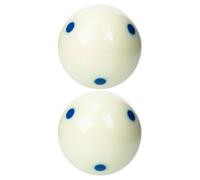 Abaodam 2 Pièces Bille de Billard D'entraînement Bleue AAA | Résine, Finition Polie sans Joint, Visibilité Accrue, Réduit les Fautes, Salles de Billard et Pratique en Ligue