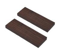 Abaodam 2 pièces Blocs Bois pour Guitare Matière Première pour Chevalet et Sillet Acoustique Kit Bricolage Accessoires Cordes Guitare Remplacement