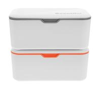 Abaodam 2 Pièces Boîte à Mouchoirs Humides avec Couvercle, Boîte de | Distributeur de Lingettes Portable, Accès Pratique, Étanchéité Scellée