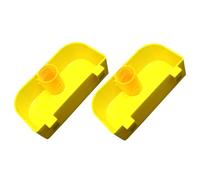 Abaodam 2 pièces Boîte Alimentation Eau pour Oiseaux Abreuvoirs Automatiques pour Perruches et Pigeons Accessoire Pratique pour Animaux