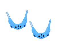 Abaodam 2 pièces Bonnet Garçon Fille Réglable Chapeau Bain Imperméable avec Protection Yeux et Oreilles Charlotte Cheveux Confortable et Flexible pour Nourrisson