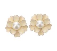 Abaodam 2 pièces Boucles Écharpe Camélia Réaliste Anneaux Porte-foulard Élégants pour Femme Accessoire Chic pour Étole et Châle