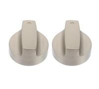 Abaodam 2 pièces Boutons Commande Cuisinière Gaz Métal Bouton Plaque Cuisson Gaz Remplacement Facile pour Feux de Poêle et Brûleur Installation sans Outil et Compact