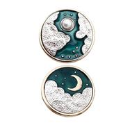 Abaodam 2 pièces Broche Chinoise Vintage Émail Accessoire Délicat pour Vêtements Couple Décoration Élégante pour Mariage et Tenue Quotidienne