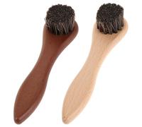 Abaodam 2 Pièces Brosse de Bain pour Animaux Peigne pour Hamsters Brosse Douce en Bois et Crin de Cheval pour Cochon D'inde et Petits Animaux, Toilettage Quotidien