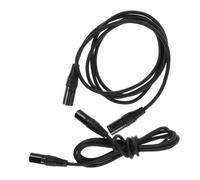 Abaodam 2 Pièces Câble Xlr Microphone Male To Male Cordon Audio Balanced Durable pour Studio Scène et Mixeur Transmission Haute pour Enregistrement et Performance Live Lot